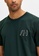 Selected Homme green Lais Short Sleeves Tee 60780AA2660B90GS_3