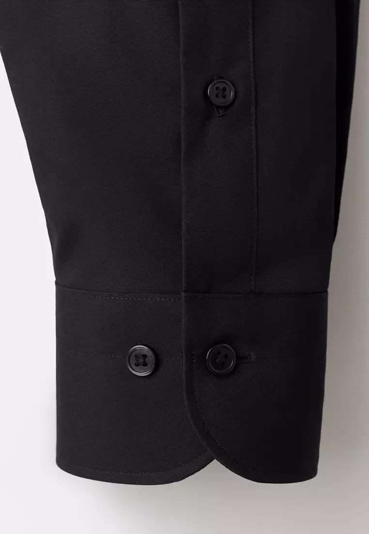 Slim-Fit Cotton Poplin Suit Shirt