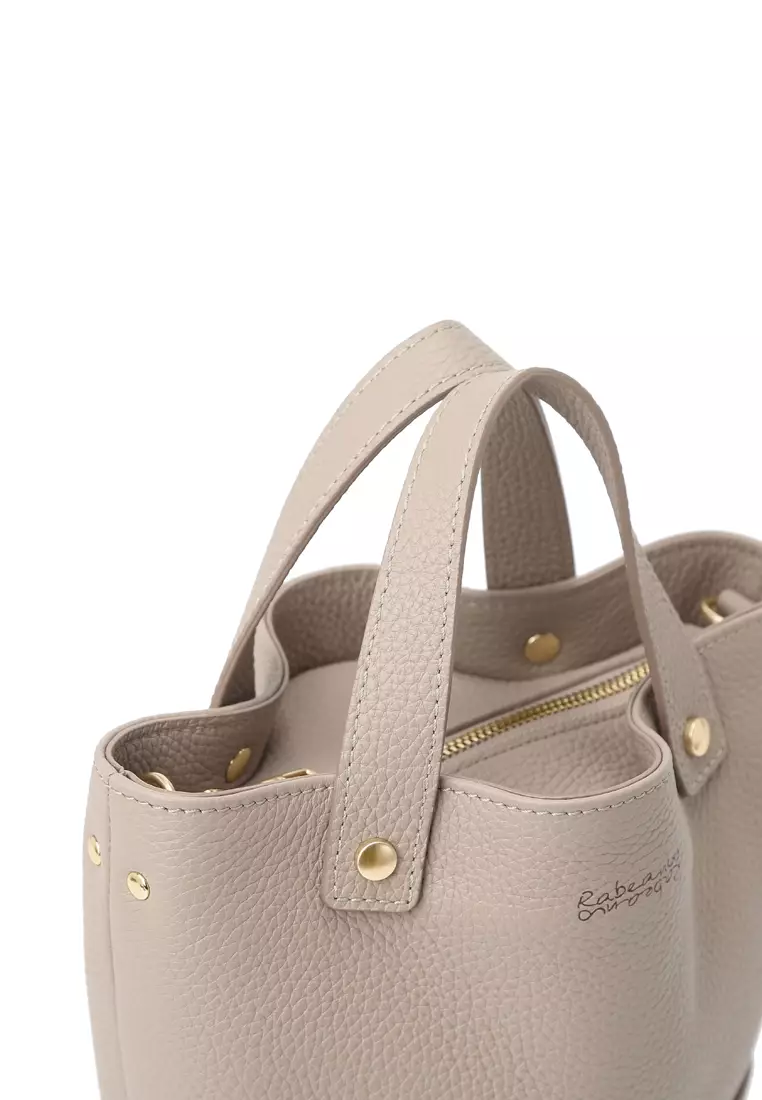 [網店限定] JULIANA 迷你水桶型手提斜背袋 - 奶沙色