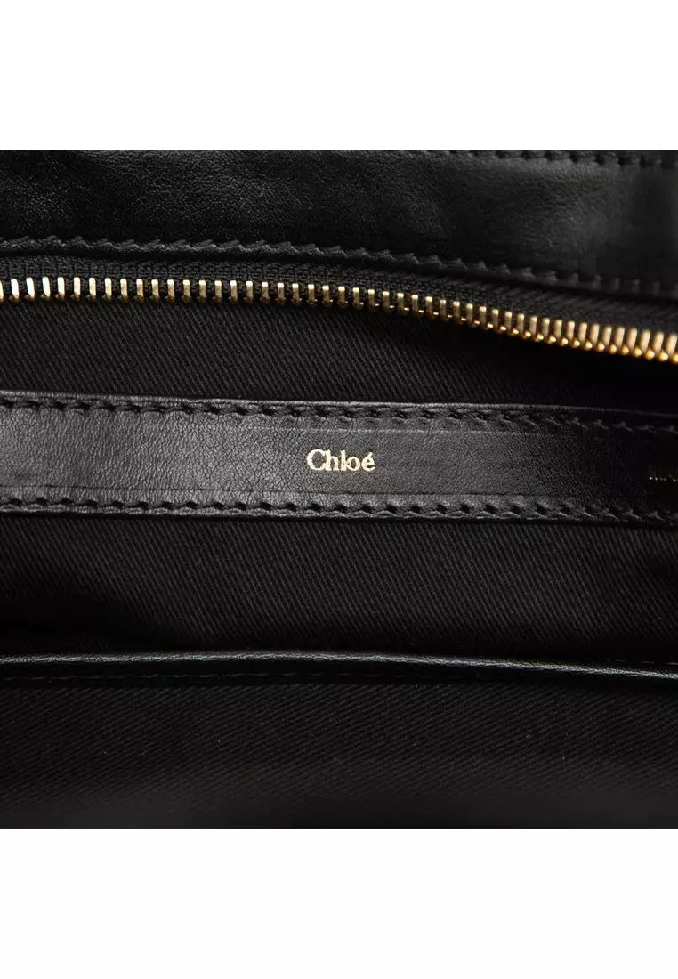 Pre-Loved Chloé Small Bicolor Leather Alice Satchel