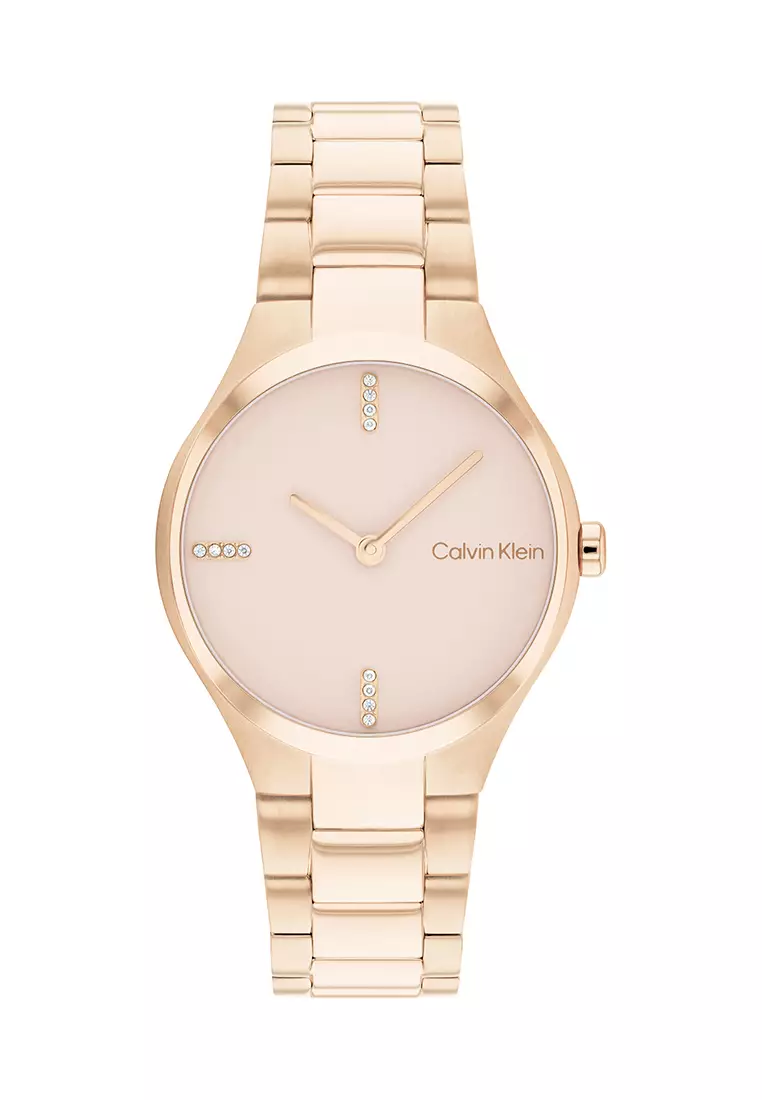 Buy Calvin Klein Watches Women s Ionic Rose Gold Plated Steel