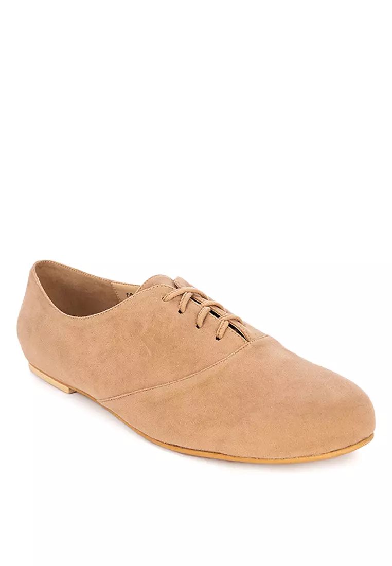 Discount on Carmelletes  shoes - SKU: Suede Oxford Flats Shoes