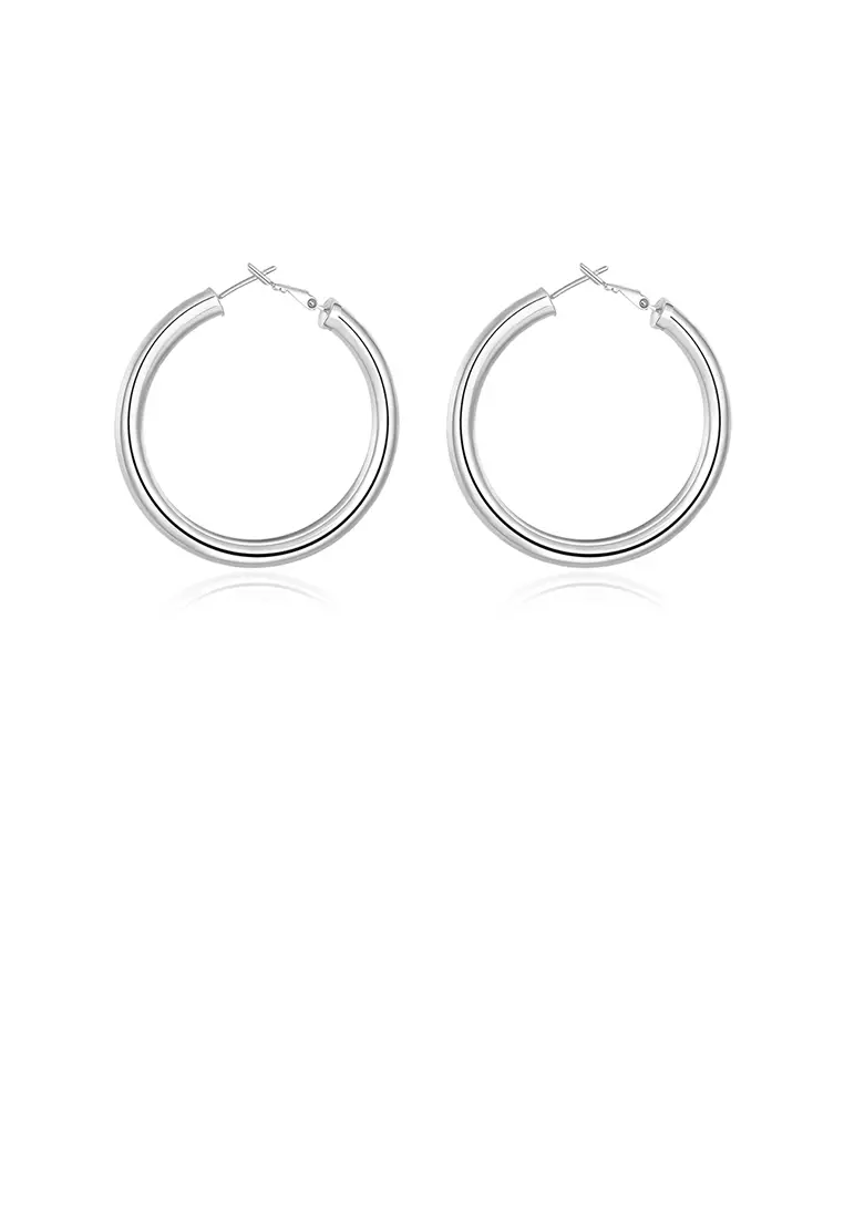 Round simple deals earrings