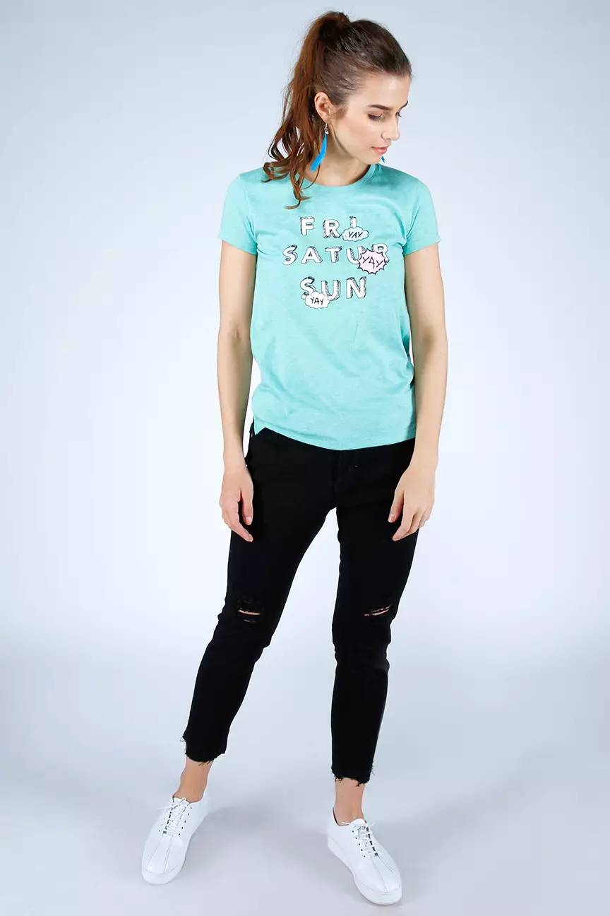 Kaos Wanita Rollo Green