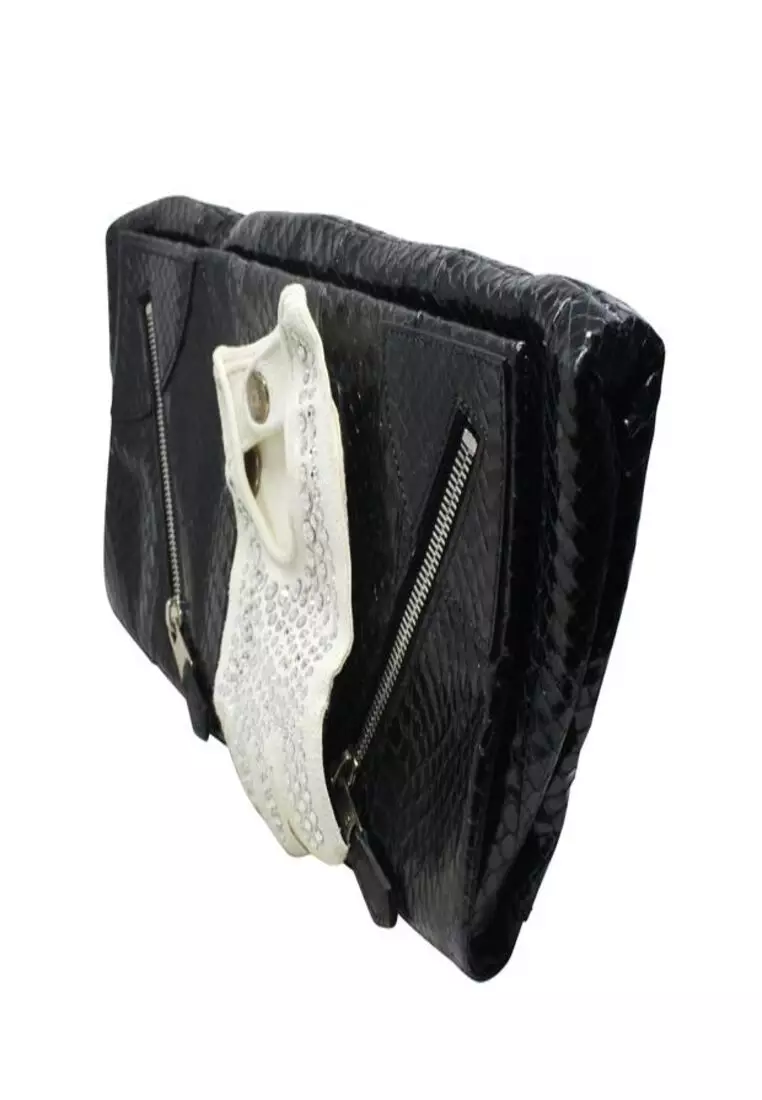 Alexander mcqueen best sale black python