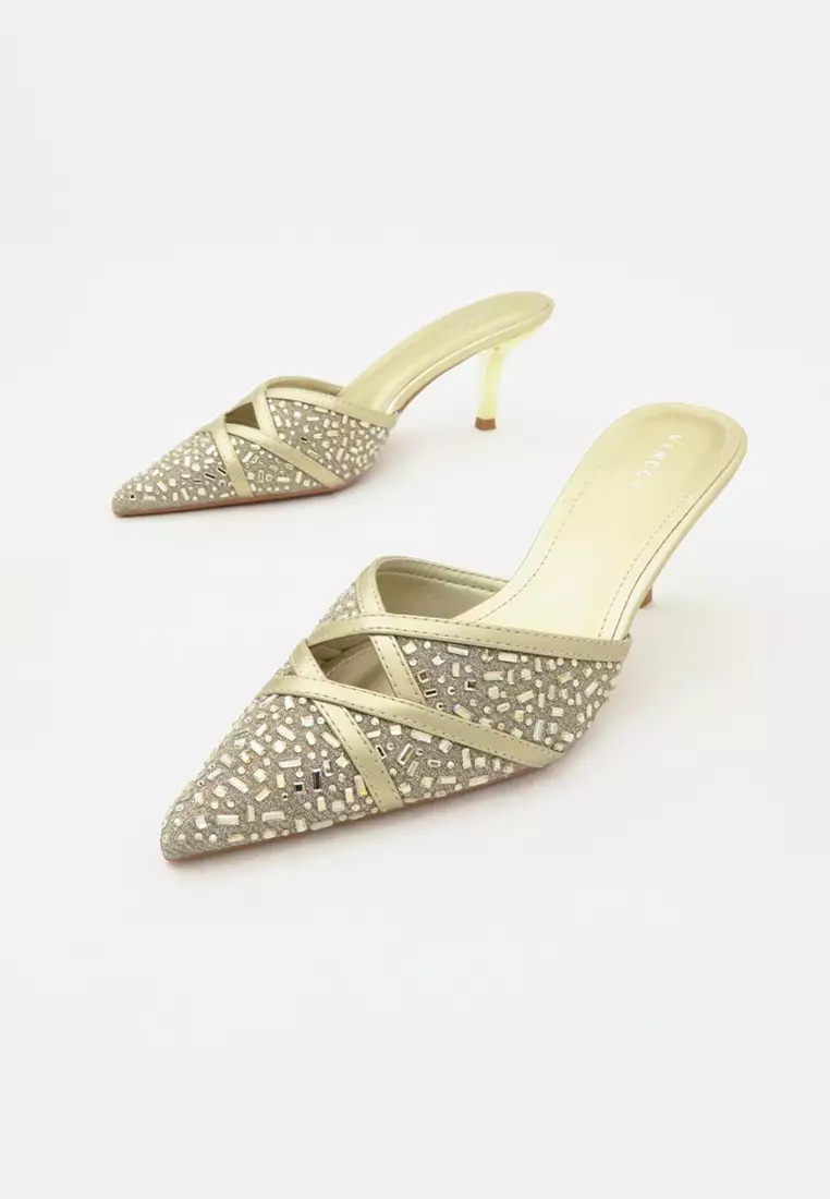 Slide On Heel Mules