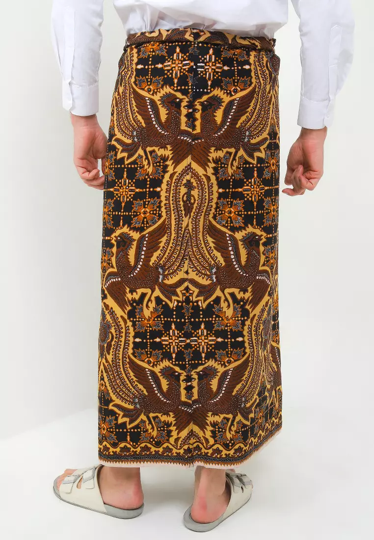 Sarung Batik Semi Tulis Wiraraja Yellow