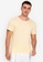 ZALORA BASICS yellow Raw Edge Wide Neck T-shirt EFD9DAA12C8A75GS_1