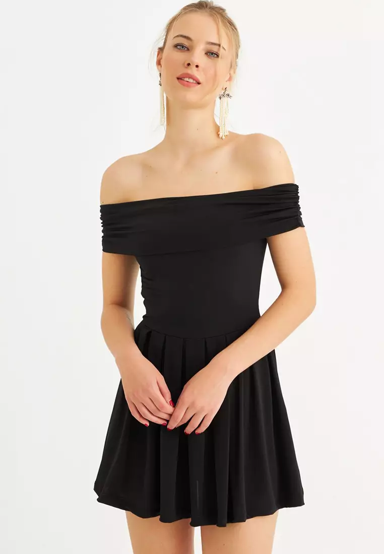 Madonna Collar Mini Dress