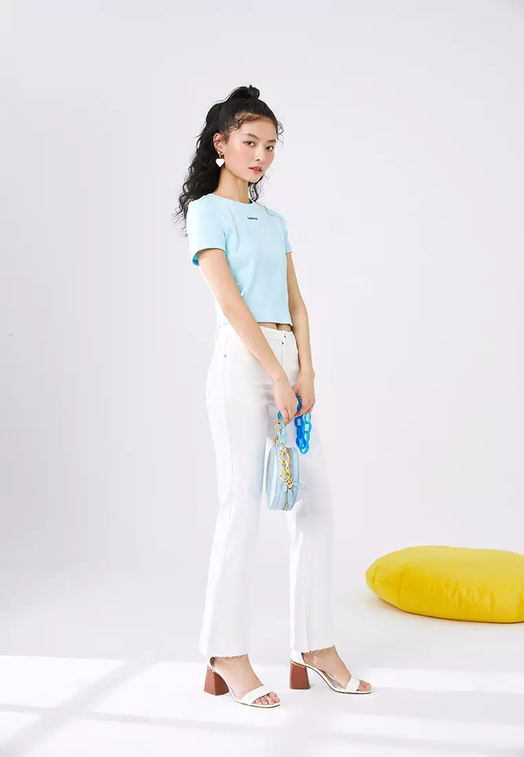 'Summer' Knitted Cropped Top