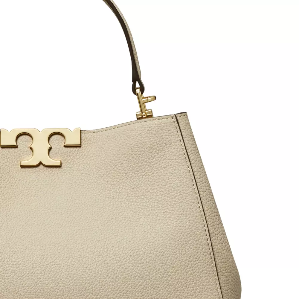 Eleanor Soft Medium Satchel Light Stone Ghw