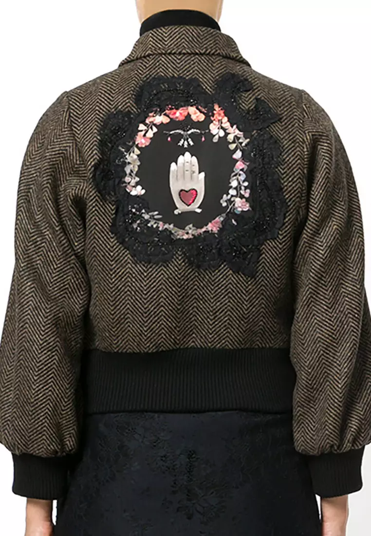 Red valentino bomber on sale jacket