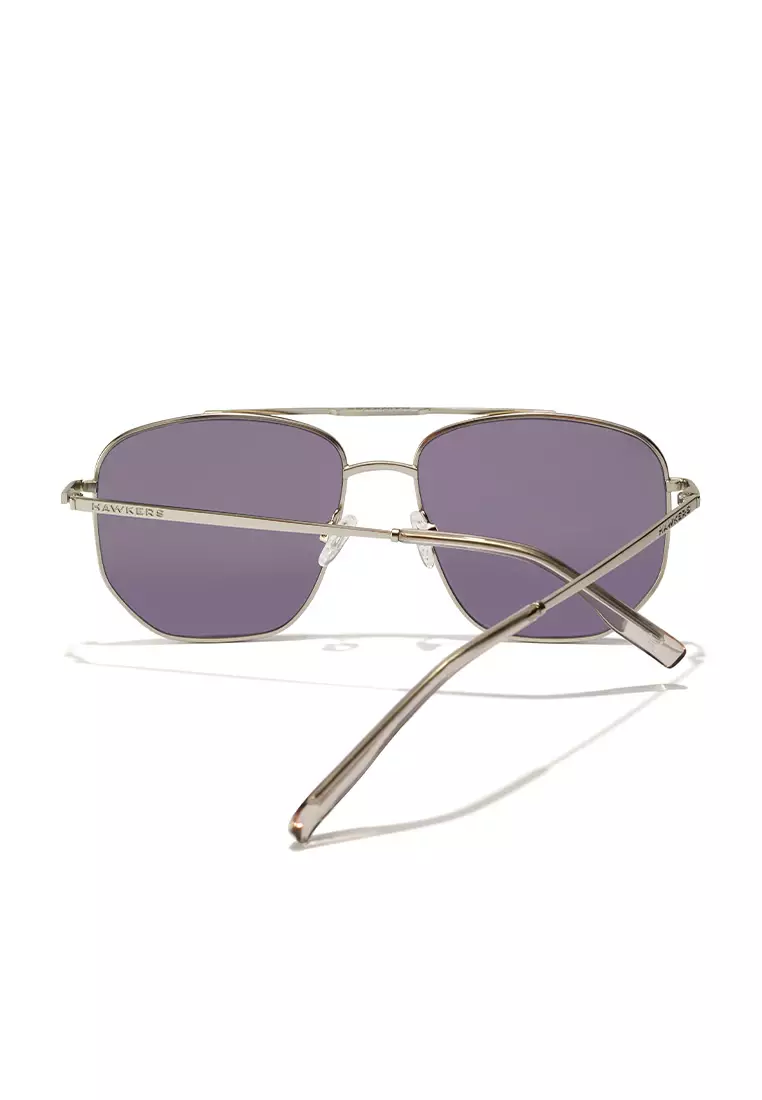 HAWKERS Silver Blackberry CAD Sunglasses for Men and Women, Unisex. UV400 Protection. Official Product designed in Spain