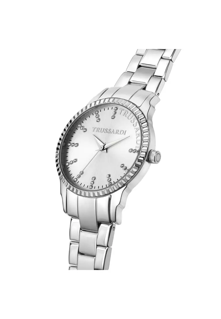 【2 Years Warranty】  Trussardi T-Bent 30mm Women's Quartz Watches R2453141504