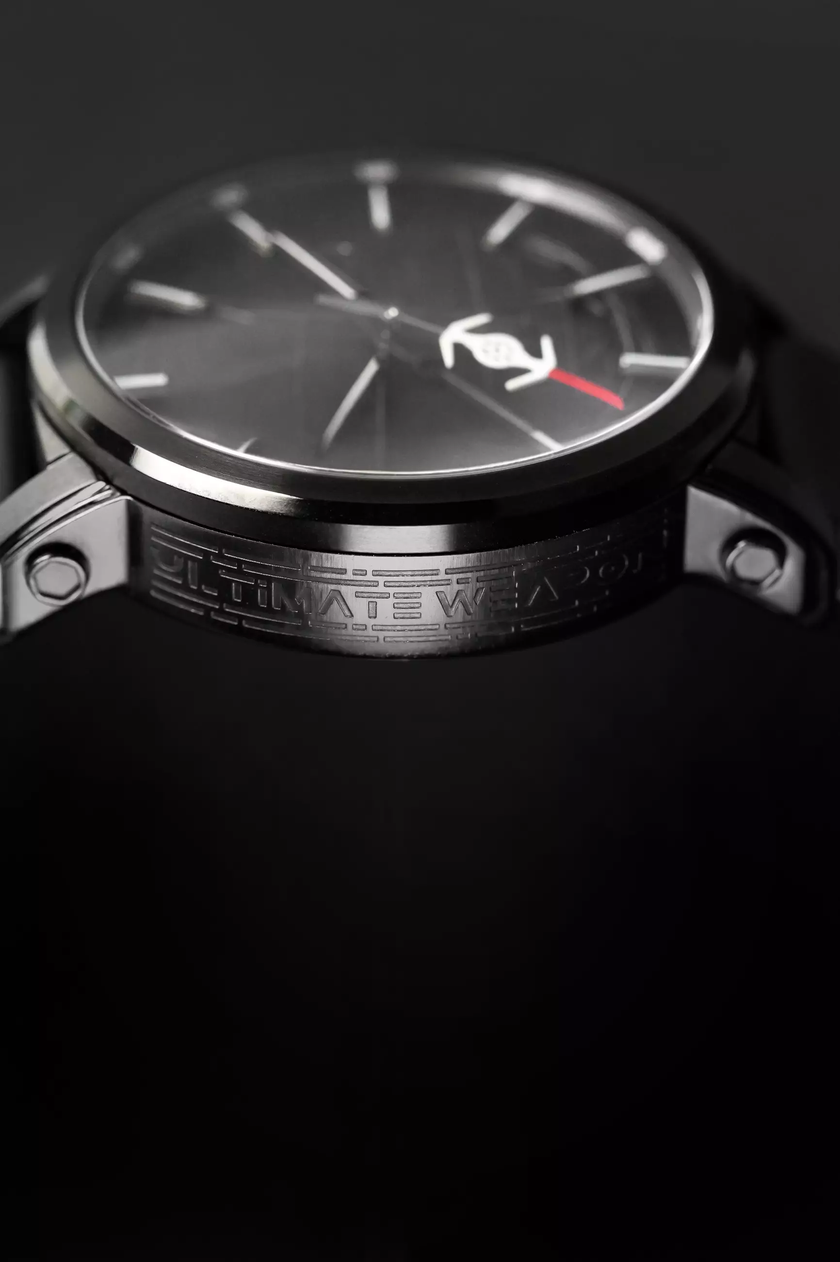 Jam Tangan Pria Alexandre Christie X Star Wars AC 9205 MA RDS-1 Darth Star Edition Black Rubber Limited Edition