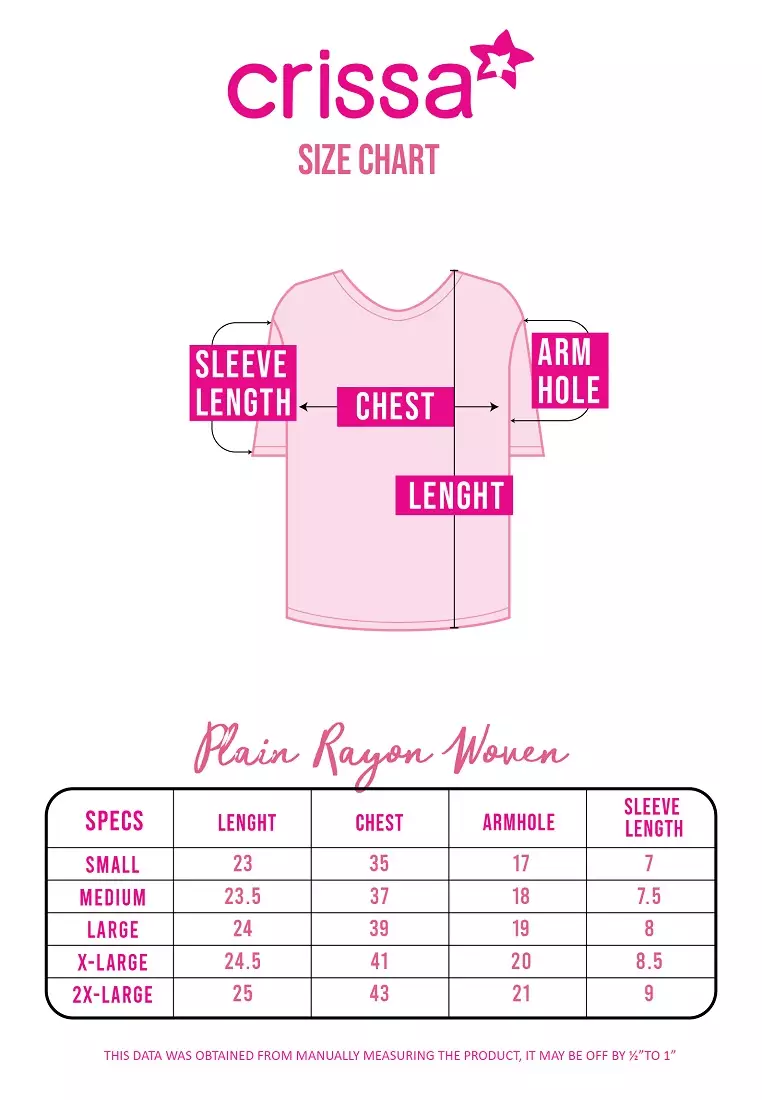 Woven Plain Rayon Short Sleeves Blouse