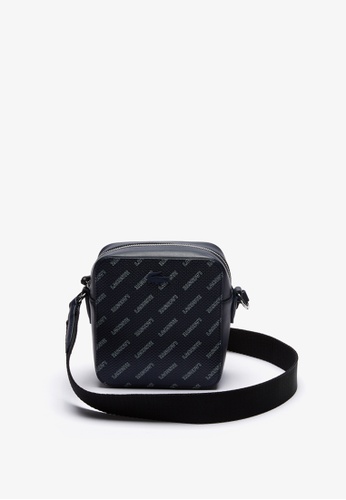 Lacoste black Women's Chantaco Detachable Strap Signature Small Piqu Leather Bag 9446BAC197E4E8GS_1