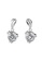 Her Jewellery silver Tri Love Ring Earrings (White Gold) - Made with premium grade crystals from Austria 8EC1EACA66885AGS_1