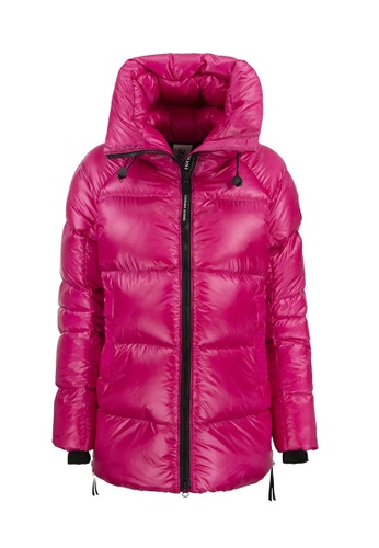 Canada Goose pink Canada Goose Cypress Classic Fit Hooded Down Jacket in Fuchsia 88303AAF543F42GS_1
