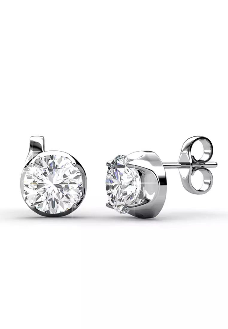 Pure 18k deals gold earrings