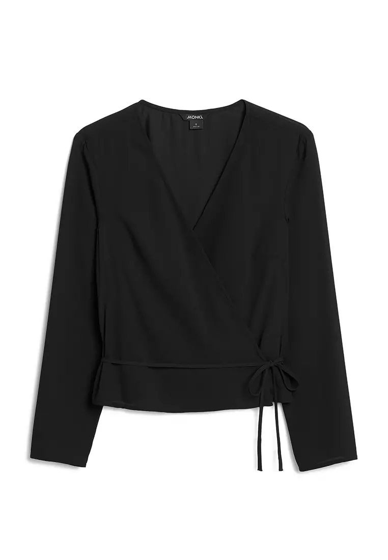 Flowy hot sale wrap top