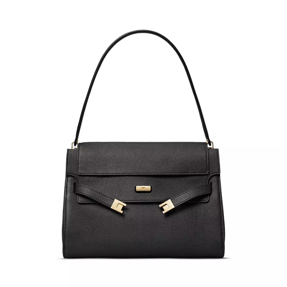 Large Lee Radziwill Shoulder Bag Black