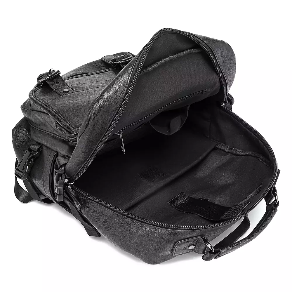 Luminox Tas Ransel Kasual Kulit PVC Sintetis IGJ - Tas Ransel Pria Wanita Unisex - Backpack Daypack