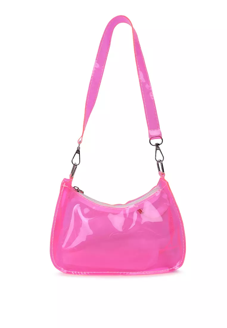 Tas Baguette Jelly Fuschia