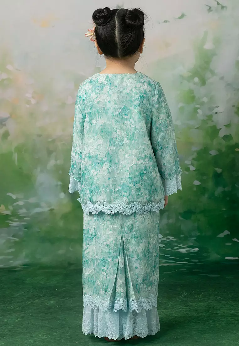 Darin Lace Top with Skirt Set