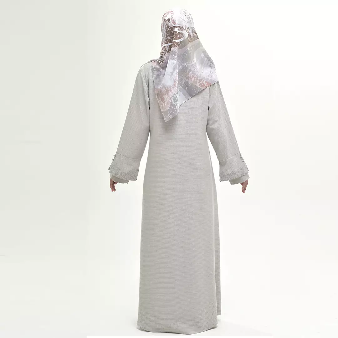 Rabbani - Dress Muslim Wanita Dewasa Lengan Panjang Sarang Couple Dresslim Asmalaya Ecxlusive - Leaf Green