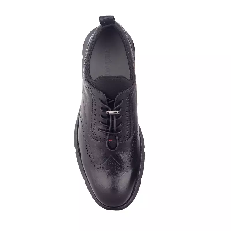 Sepatu Casual Formal Pria Gino Mariani Zenom 1 Hitam