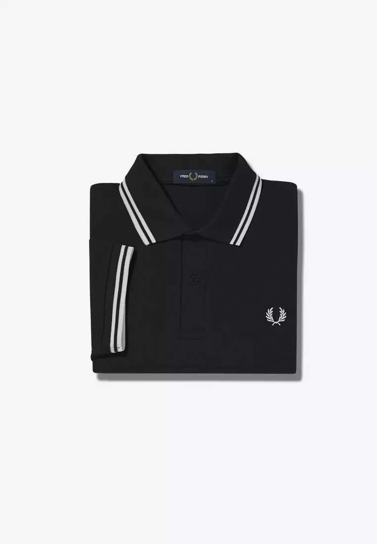 Fred Perry G3600 Twin Tipped Fred Perry Shirt (Black)