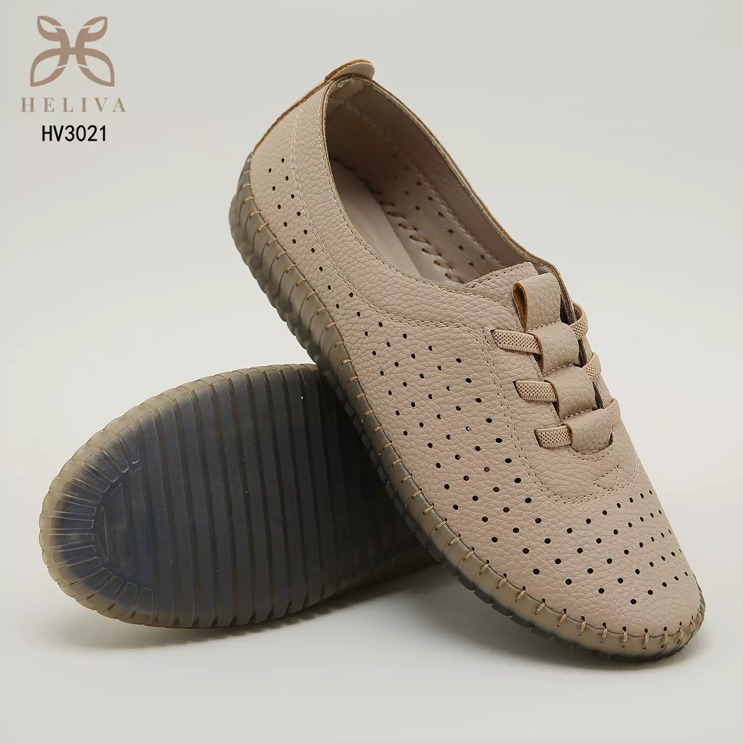 Heliva Agatha Loafer Slip On Lace Up Breathable