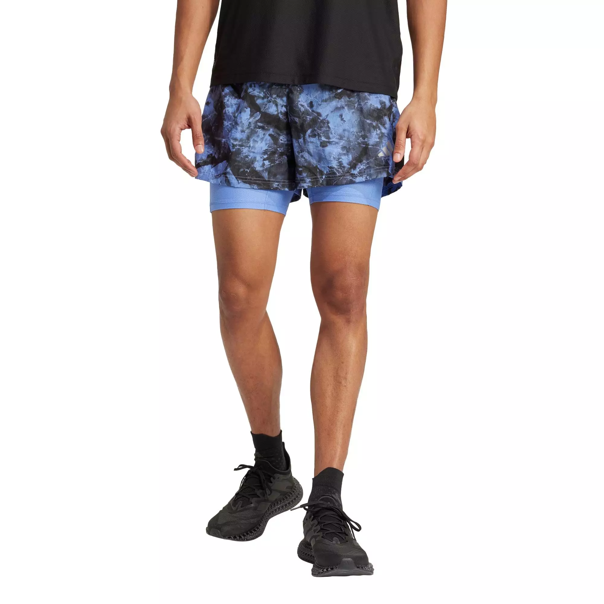 Running Own The Run Spray Dye 2-In-1 Short Men Blue JL8721