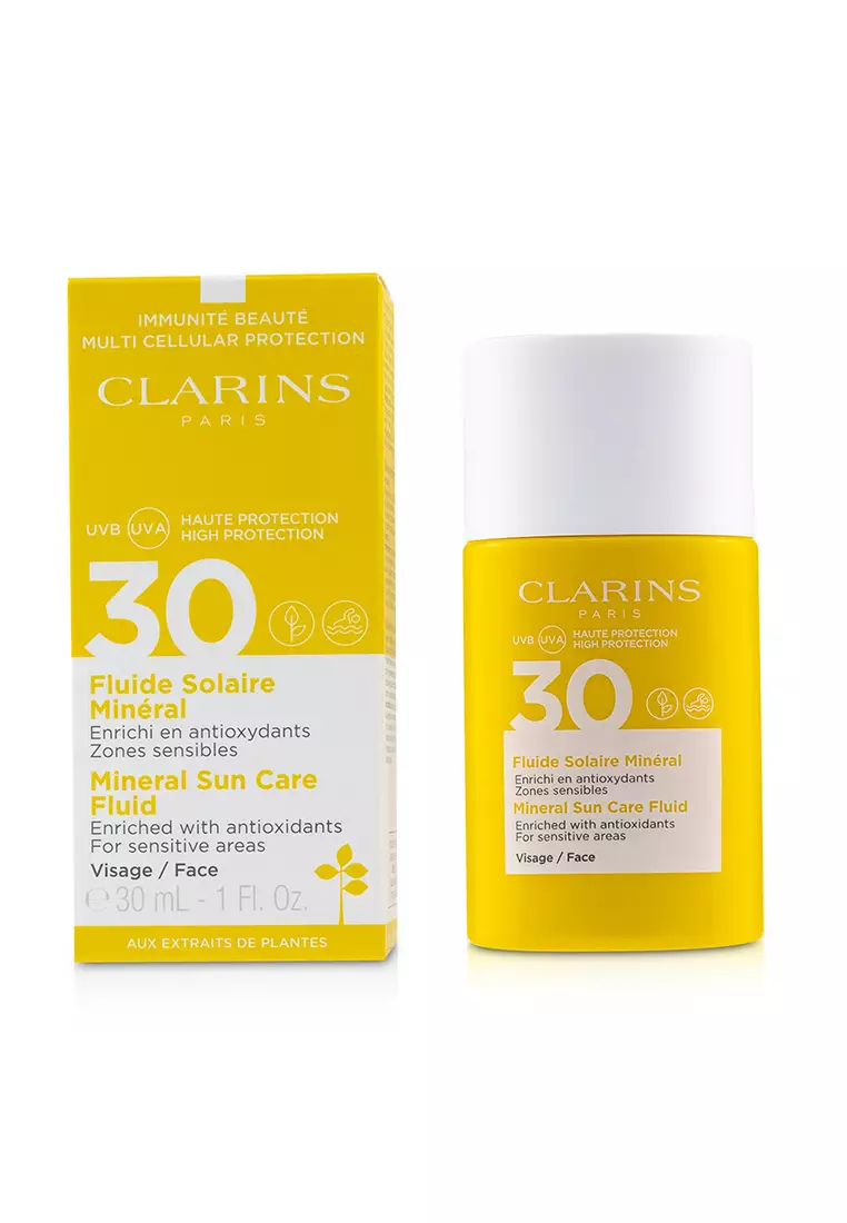 CLARINS - Mineral Sun Care Fluid For Face SPF 30 - For Sensitive Areas 30ml/1oz