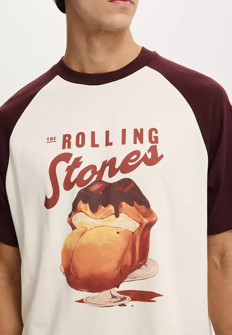 Cropped Fit Music T-Shirt