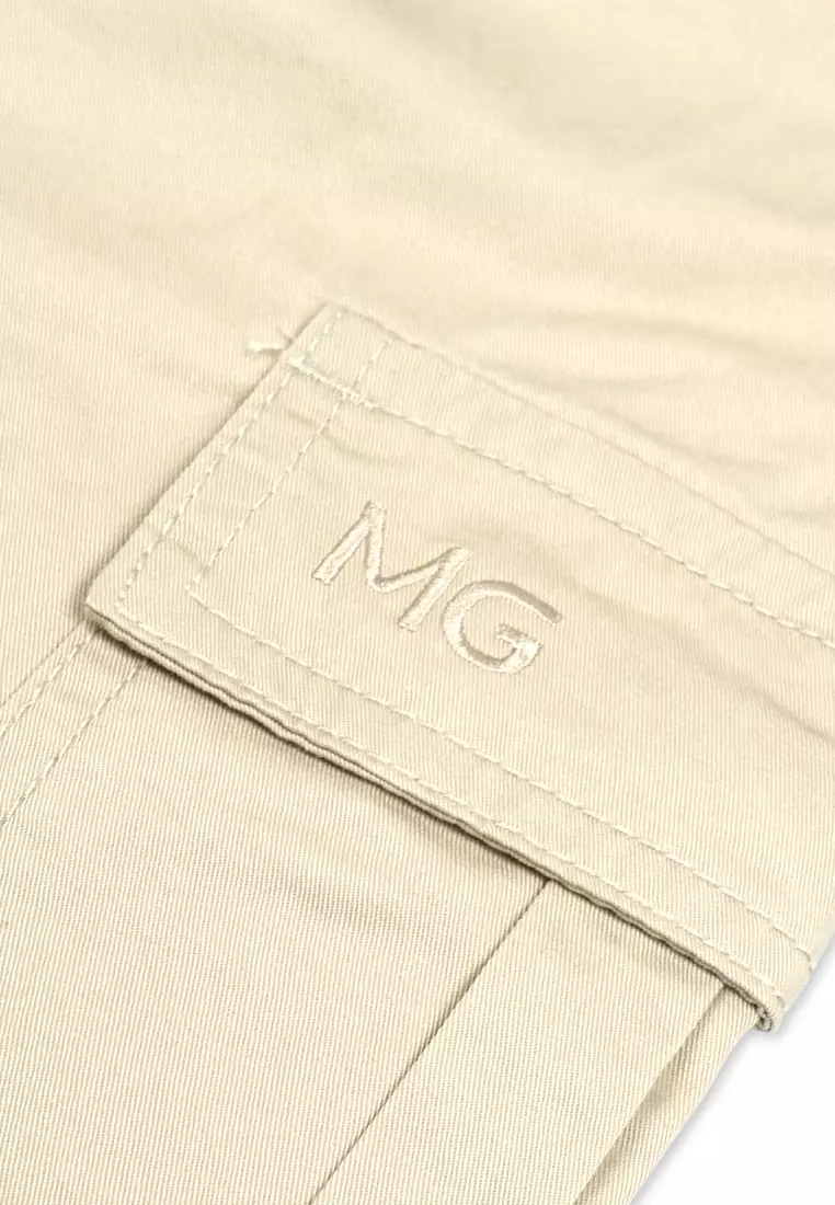 Boys Twill Cargo Jogger Pants