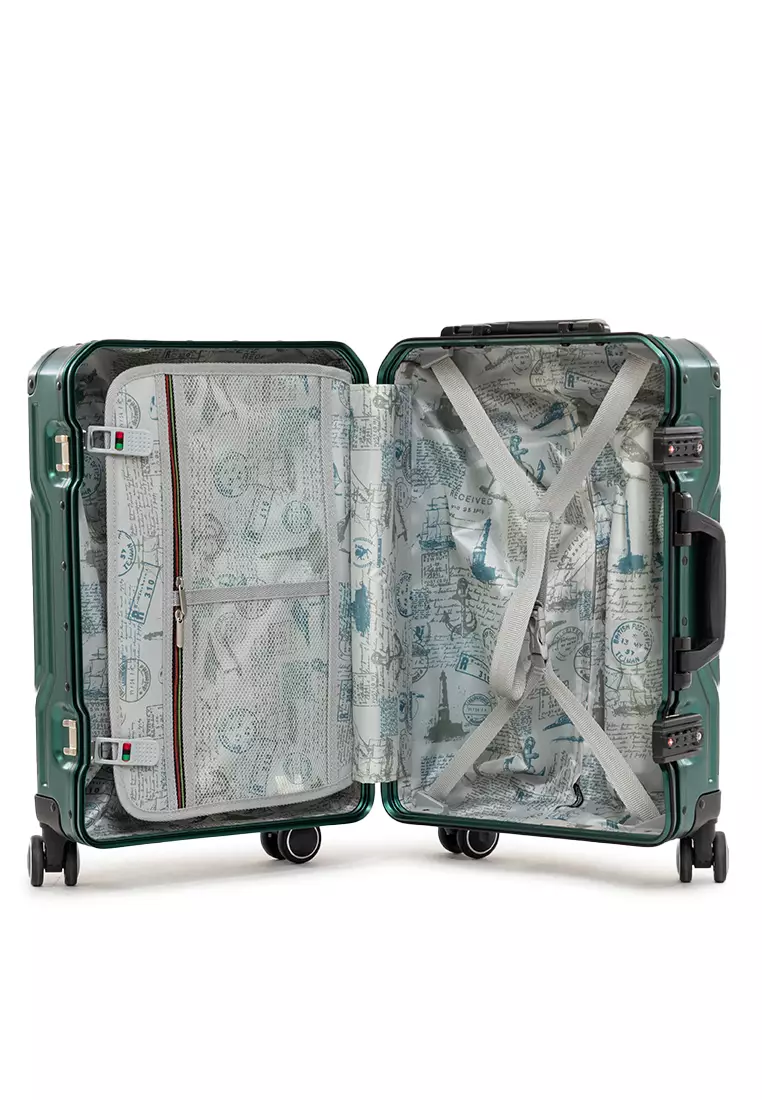 Cruiser 1512-48 Green (Frame Type) - Cabin - TSA Luggage