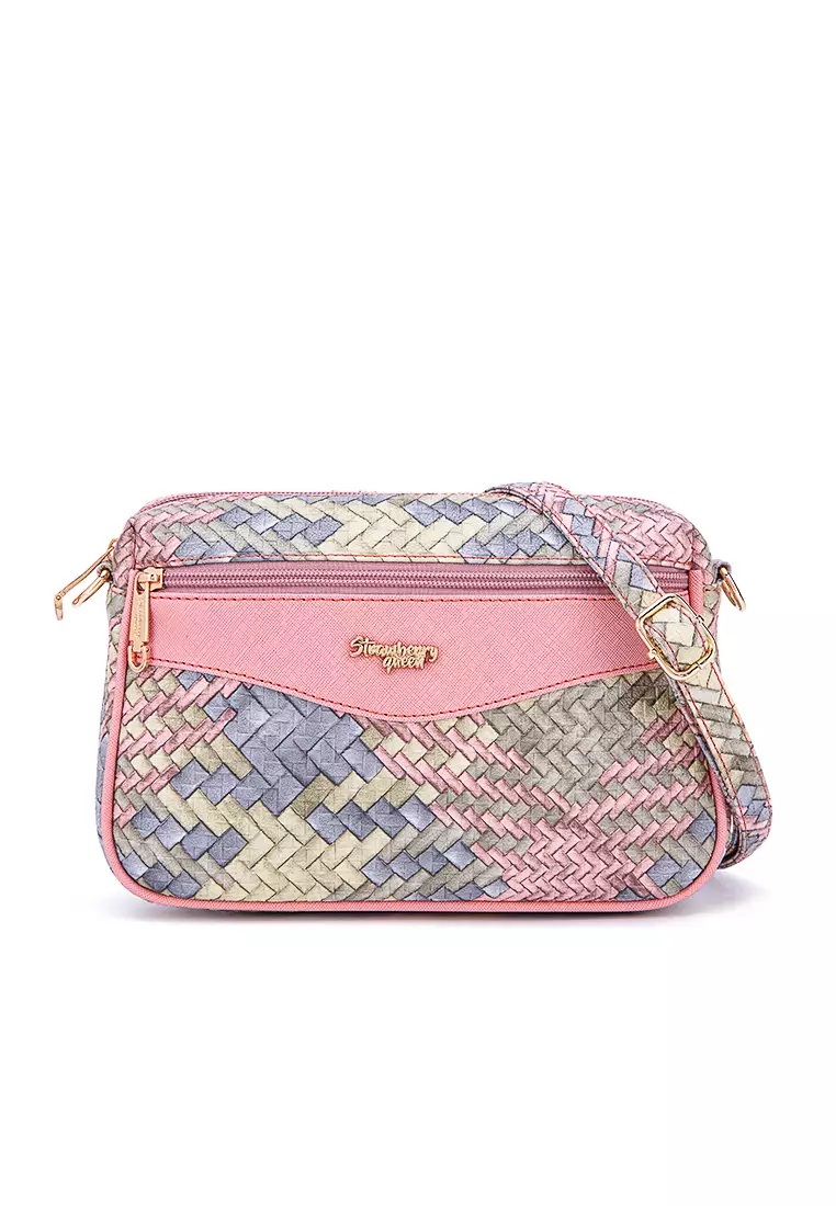 Buy STRAWBERRY QUEEN Strawberry Queen Coco Sling Bag with Gold Chain