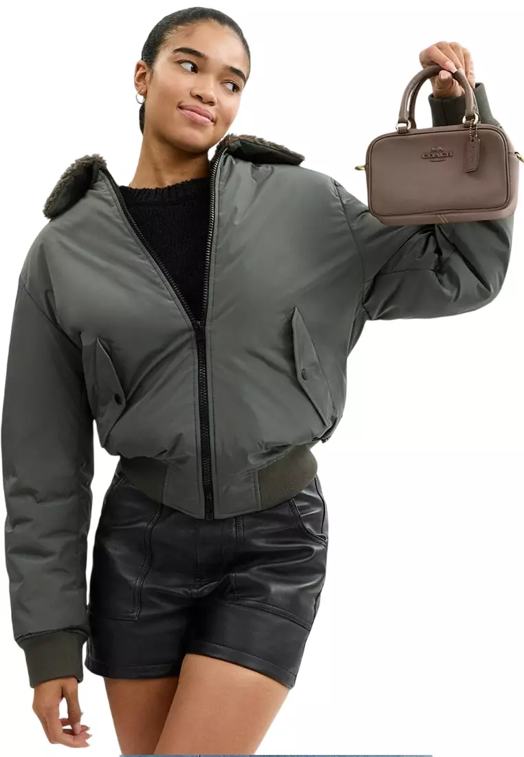 Satchel Crossbody - Dark Stone