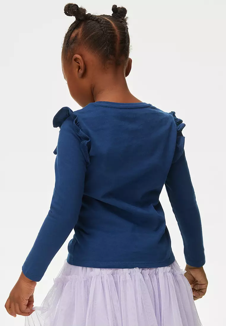 Pure Cotton Rainbow Sequin Top