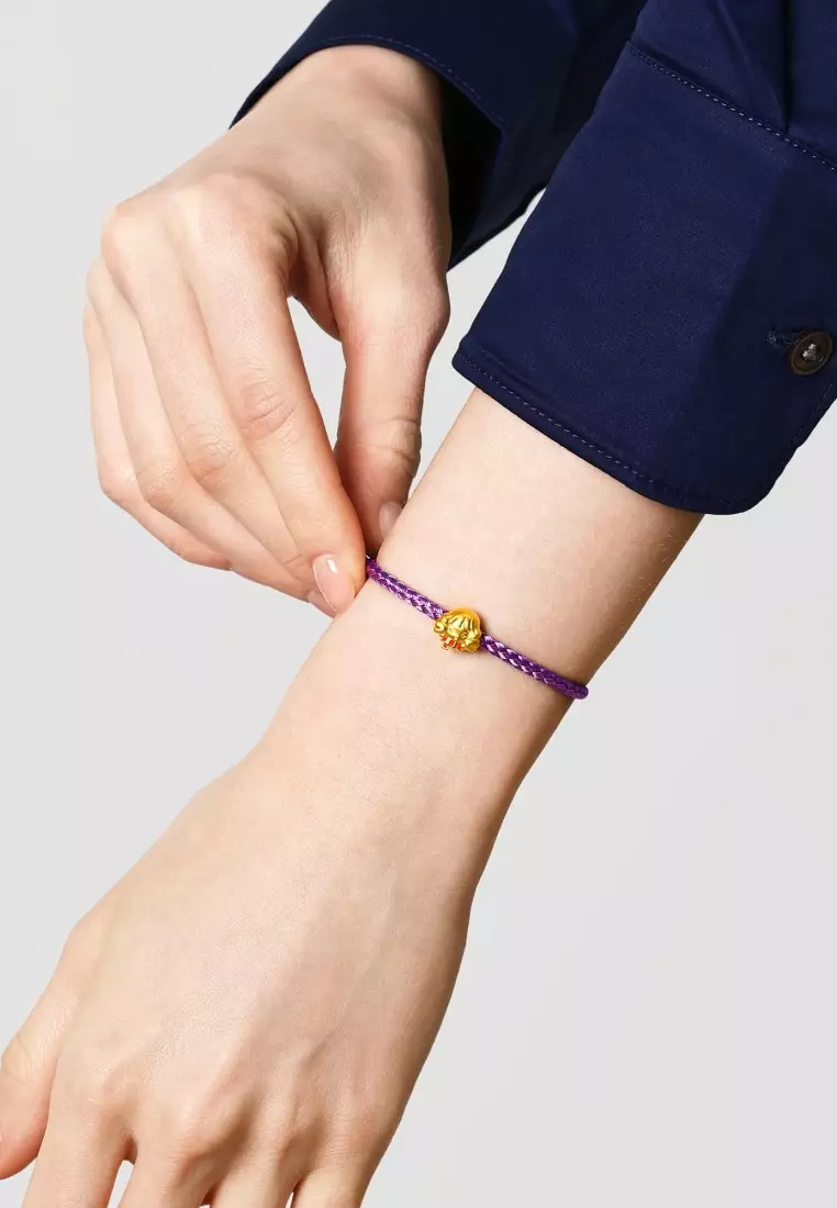 999 Gold Harry Potter Hermione Granger Charm for Women & Men 92747C [Bracelet not included]