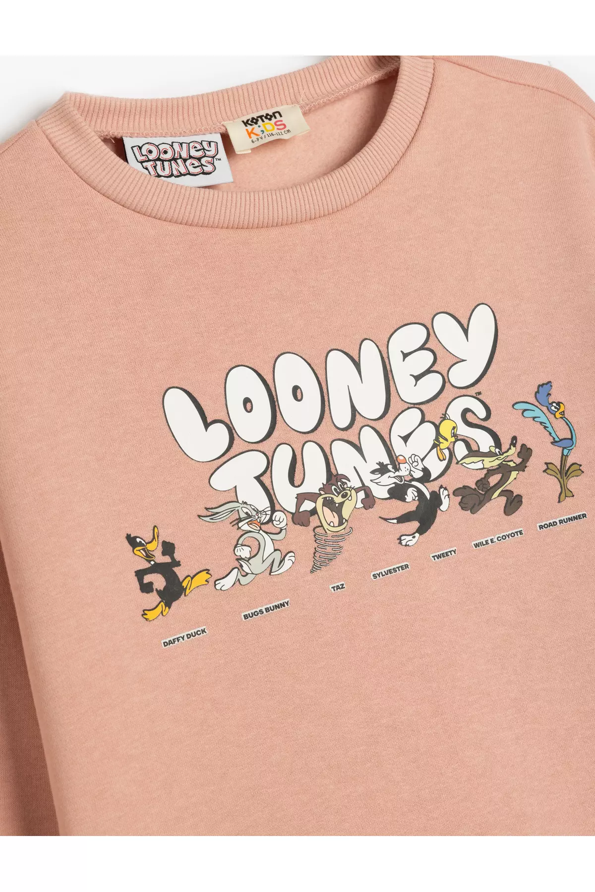 Looney Tunes Licensed Long Sleeve Raster Sweat Crew Neck