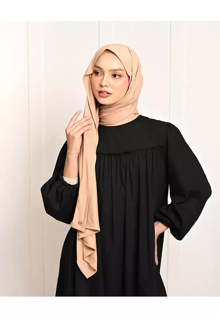 Geulis.id JESSIE EVERYDAY SHAWL (10 warna) Hijab - SAND