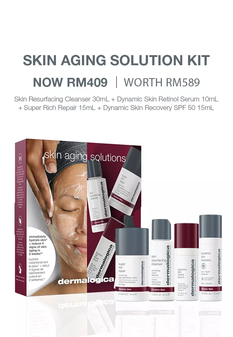 [value set] skin aging solutions kit, retexturizes, moisturizes, repairs