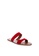 ANINA red Kari Slide Sandals A2E13SH6635AFAGS_2