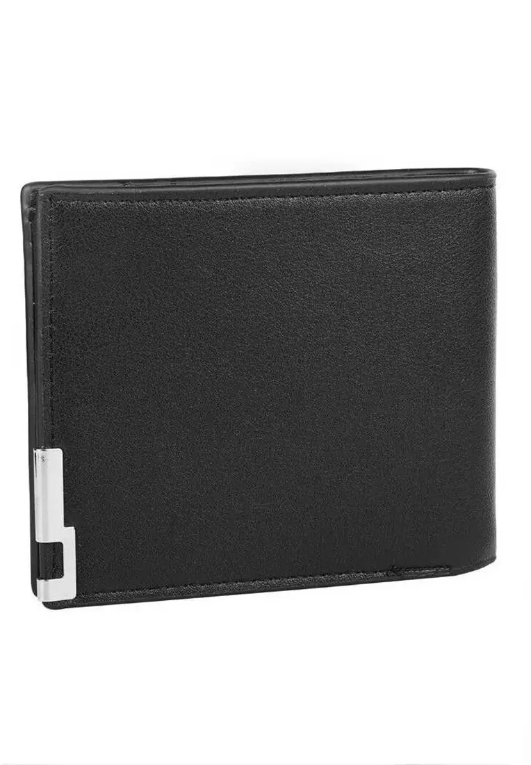 Resyan Dompet Pria Wallet Design Casual Many Slot Material Leather ORIGINAL - Black