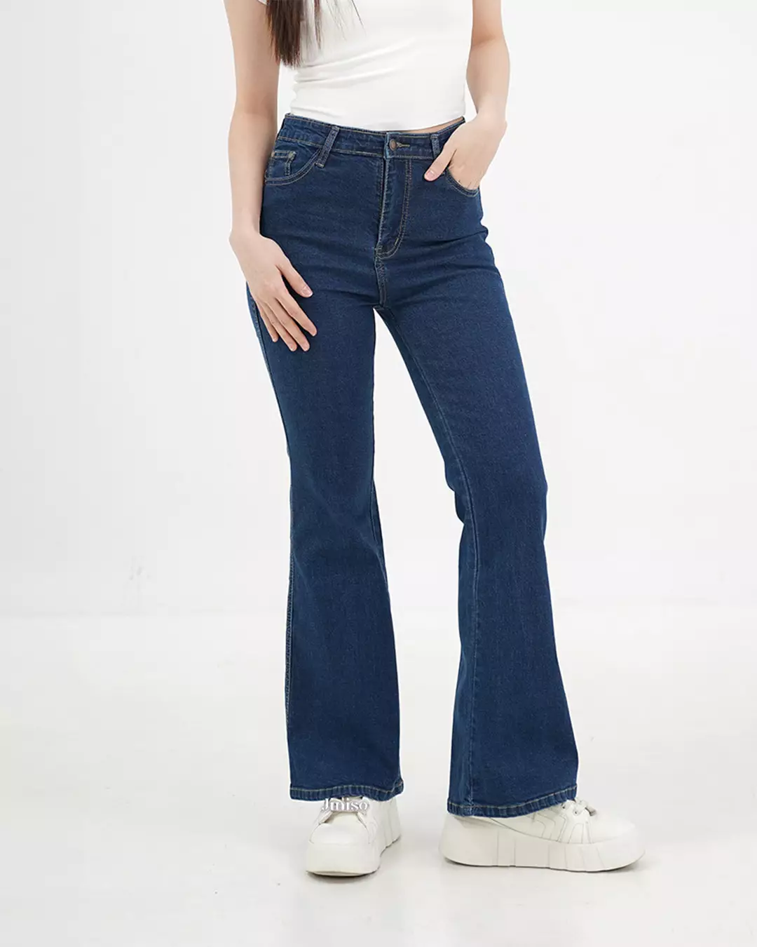 Highwaist Stretch Cutbray Pocket Jeans 715 HANGOUT