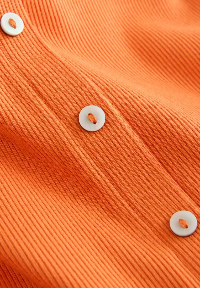 Short Sleeve Jersey Button Through Maxi Dress