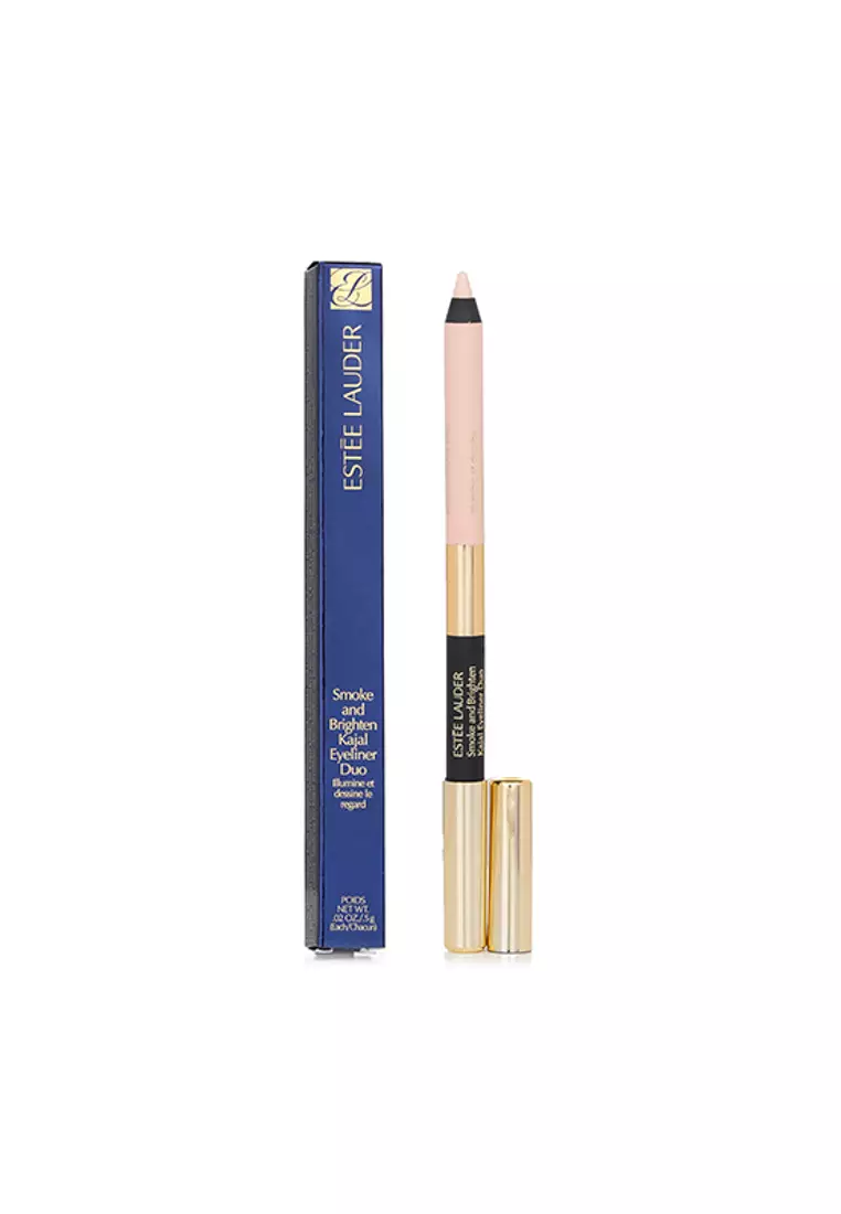 Estee Lauder - Smoke And Brighten Kajal Eyeliner Duo - # Noir / Cream 0.5g/0.02oz
